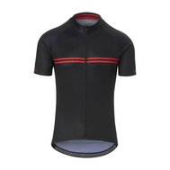 Cyklistický dres GIRO Chrono Sport Jersey Black/Red Classic Stripe