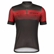 Cyklistický dres SCOTT RC Team 20 SS black/tuscan red L